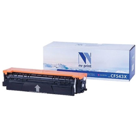 Картридж лазерный NV PRINT (NV-CF543X) для HP M254dw/M254nw/MFP M280nw/M281fdw, пурпурный, ресурс 2500 страниц 