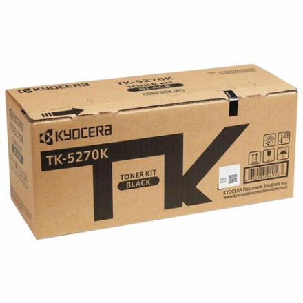 Тонер-картридж KYOCERA (TK-5270K) M6230cidn/M6630cidn/P6230cdn, черный, оригинальный, ресурс 8000 страниц, 1T02TV0NL0 