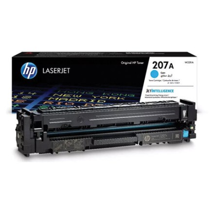 Картридж лазерный HP (W2211A) 207A для HP Color LJ M282/M283/M255 голубой, оригинальный, ресурс 1250 страниц 