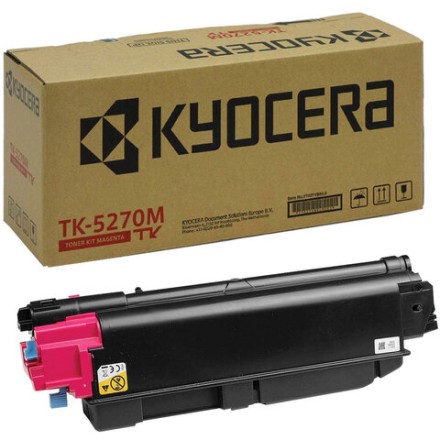 Тонер-картридж KYOCERA (TK-5270M) M6230cidn/M6630cidn/P6230cdn, пурпурный, оригинальный, ресурс 6000 страниц, 1T02TVBNL0 