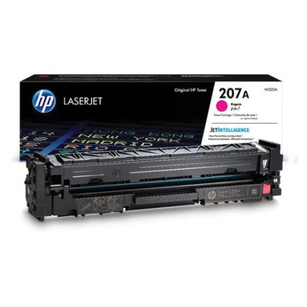 Картридж лазерный HP (W2213A) 207A для HP Color LJ M282/M283/M255, пурпурный, оригинальный, ресурс 1250 страниц 
