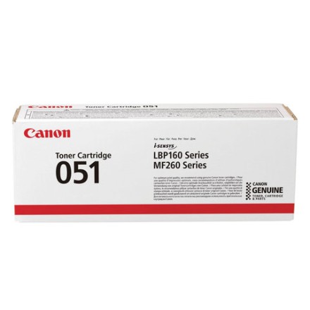 Картридж лазерный CANON (051) i-SENSYS LBP162dw/MF264dw/267dw/269dw, ресурс 1700 страниц, оригинальный, 2168C002 