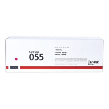 Картридж лазерный CANON (055M) для LBP663/664/MF742/744/746, пурпурный, оригинальный, ресурс 2100 страниц, 3014C002 