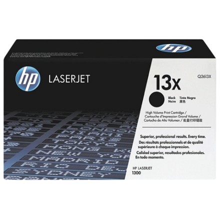 Картридж лазерный HP (Q2613X) LaserJet 1300/1300N, №13X, оригинальный, ресурс 4000 страниц 
