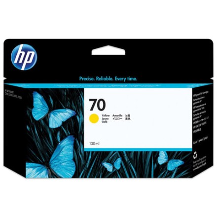 Картридж струйный HP (C9454A) DesignJet Z2100/Z5200/Z5400, №70, желтый, оригинальный 