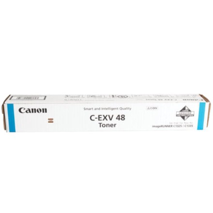 Тонер CANON C-EXV48C iR C1325iF/1335iF, голубой, оригинальный, ресурс 11500 стр., 9107B002 