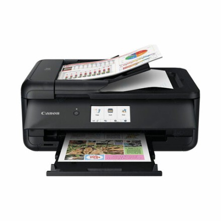 МФУ струйное CANON PIXMA TS9540 "3 в 1", A3, 15 стр/мин, ДУПЛЕКС, АПД, сетевая карта, Wi-Fi, 2988C007 