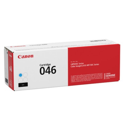 Картридж лазерный CANON (046) i-SENSYS LBP653Cdw/654Cx/MF732Cdw/734Cdw, голубой, ресурс, 2300 страниц, оригинальный, 1249C002 
