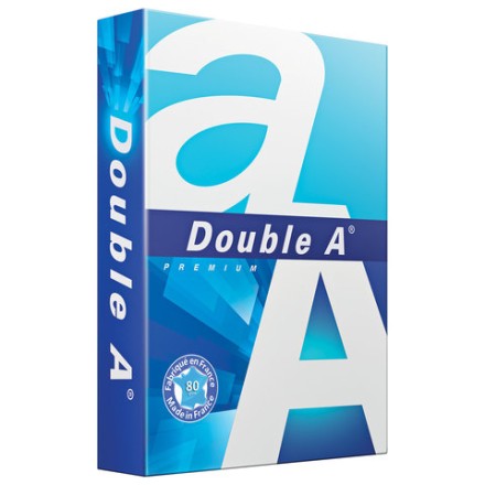 Бумага офисная DOUBLE A, А4, 80 г/м2, 500 л., марка А+, ЭВКАЛИПТ, Франция, белизна 163% 