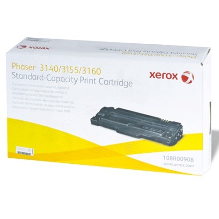 Картридж лазерный XEROX (108R00908) Phaser 3140/3155/3160, оригинальный, ресурс 1500 стр. 