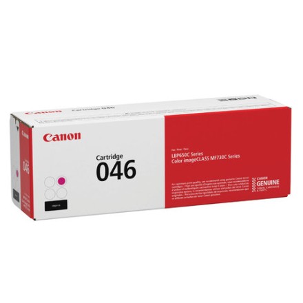 Картридж лазерный CANON (046) i-SENSYS LBP653Cdw/654Cx/MF732Cdw/734Cdw, пурпурный, ресурс 2300 страниц, оригинальный, 1248C002 