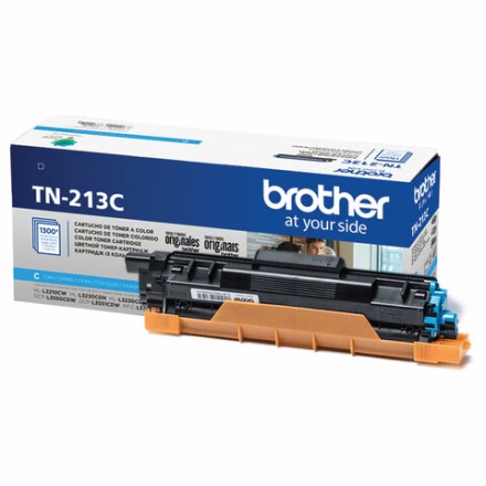 Картридж лазерный BROTHER (TN213C) HLL3230CDW/DCPL3550CDW/MFCL3770CDW, голубой, оригинальный, ресурс 1300 страниц 