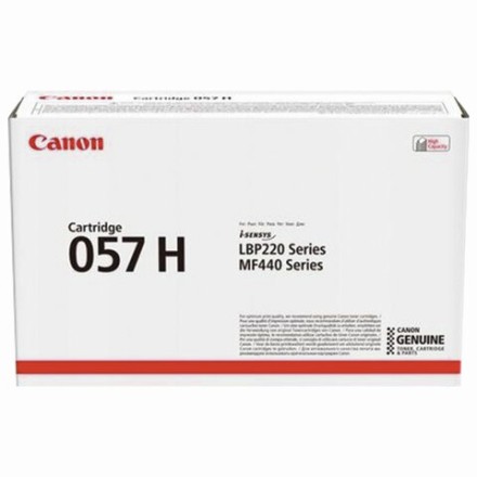 Картридж лазерный CANON (057H) LBP228x/226dw/223dw/MF449/446x/445dw/443dw, ресурс 10000 страниц, оригинальный, 3010C002 