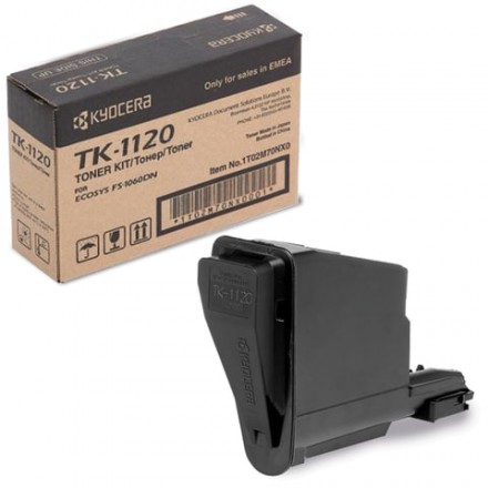 Тонер-картридж KYOCERA (TK-1120) FS1060DN/1025MFP/1125MFP, оригинальный, ресурс 3000 стр., 1T02M70NX1 