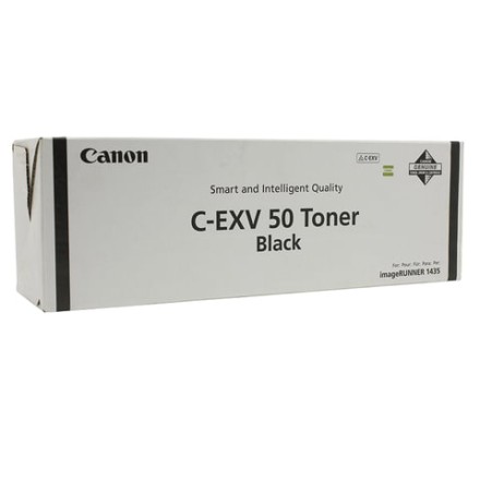 Тонер CANON C-EXV50 iR 1435/1435i/1435iF, черный, оригинальный, ресурс 17600 страниц, 9436B002 