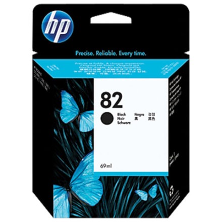 Картридж струйный для плоттера HP (CH565A) Designjet 510, №82, черный, 69 мл, оригинальный 