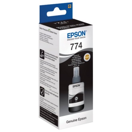 Чернила EPSON (C13T77414A) для СНПЧ Epson M100/M105/M200, черные, оригинальные 