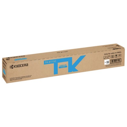 Тонер-картридж KYOCERA (TK-8115C) M8124cidn/M8130cidn, голубой, ресурс 6000 стр., оригинальный, 1T02P3CNL0 