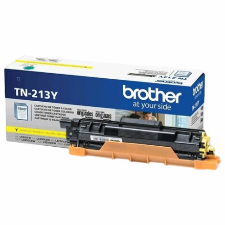 Картридж лазерный BROTHER (TN213Y) HLL3230CDW/DCPL3550CDW/MFCL3770CDW, желтый, оригинальный, ресурс 1300 страниц 