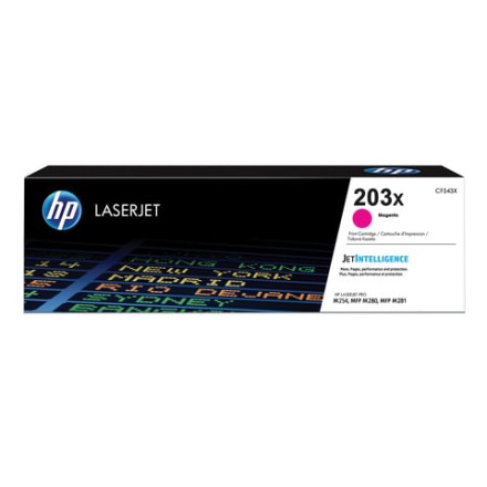 Картридж лазерный HP (CF543X) LaserJet Pro M254/M280/M281, пурпурный, ресурс 2500 стр., оригинальный 