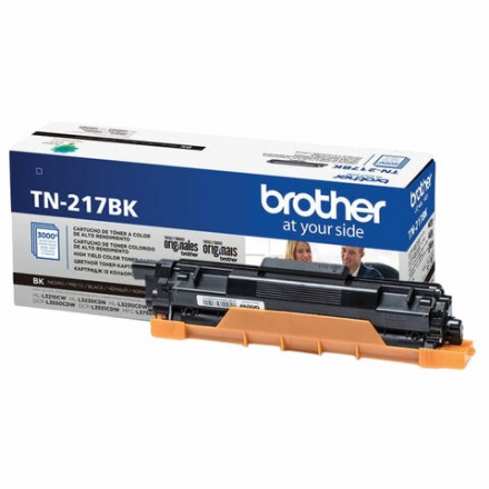 Картридж лазерный BROTHER (TN217BK) HLL3230CDW/DCPL3550CDW/MFCL3770CDW, черный, оригинальный, ресурс 3000 страниц 