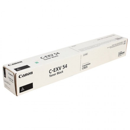 Тонер CANON (C-EXV54Bk) C3025i, черный, оригинальный, ресурс 15500 страниц, 1394C002 