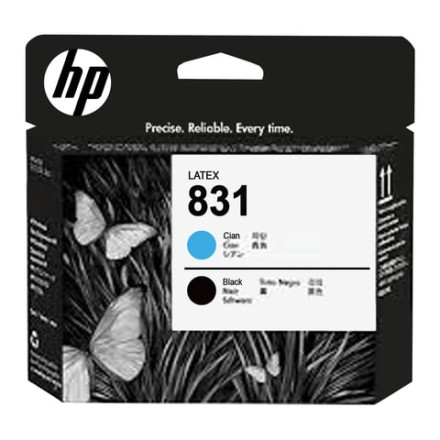 Головка печатающая для плоттера HP (CZ677A) HP Latex 310/330/360/370, №831, черный и голубой, оригинальная 