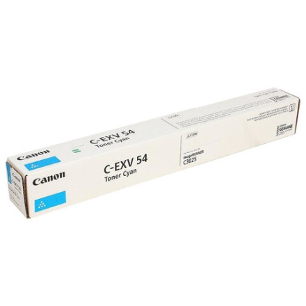 Тонер CANON (C-EXV54C) C3025i, голубой, оригинальный, ресурс 8500 страниц, 1395C002 