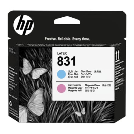Головка печатающая для плоттера HP (CZ679A) Latex 310/330/360/370 №831, светло-пурпурная/ светло-голубая, оригинальная 