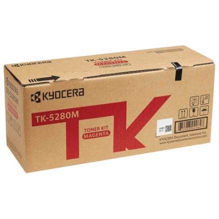 Тонер-картридж KYOCERA (TK-5280M) M6235cidn/M6635cidn/P6235cdn, пурпурный, ресурс 11000 страниц, оригинальный, 1T02TWBNL0 