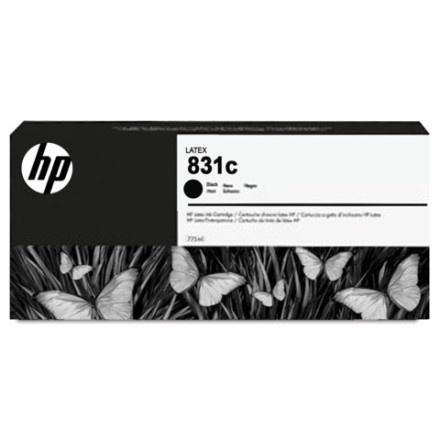 Картридж струйный для плоттера HP (CZ694A) Latex 310/330/360/370, №831c, черный, 775 мл, оригинальный 