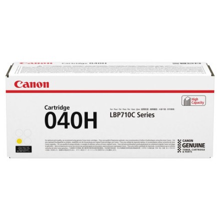 Картридж лазерный CANON (040H) i-SENSYS LBP710CX / 712CX, желтый, ресурс 10000 страниц, оригинальный, 0455C001 
