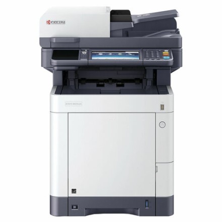 МФУ лазерное ЦВЕТНОЕ KYOCERA ECOSYS M6235cidn "3 в 1", А4, 35 страниц/мин, ДУПЛЕКС, АПД, сетевая карта, 1102V03NL1 