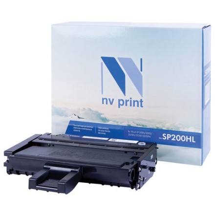 Картридж лазерный NV PRINT (NV-SP200HL) для RICOH SP 200N/200S/202SN/203SF/203SFN, ресурс 1500 страниц 