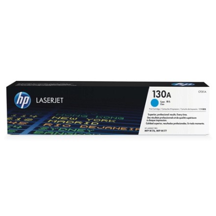 Картридж лазерный HP (CF351A) ColorLaserJet M176n/M177fw, голубой, оригинальный, ресурс 1000 страниц 