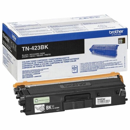 Картридж лазерный BROTHER (TN423BK) HLL8260CDW/DCPL8410CDW/MFCL8690CDW, черный, оригинальный, ресурс 6500 страниц 