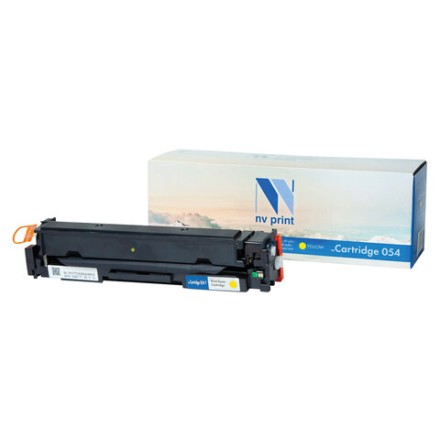 Картридж лазерный NV PRINT (NV-054Y) для Canon LBP 621/623, MF 641/643/645, желтый, ресурс 1200 страниц 