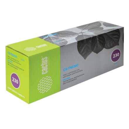 Картридж лазерный CACTUS (CS-TN230C) для BROTHER DCP-9010CN/MFC-9120CN, голубой, ресурс 1400 стр. 