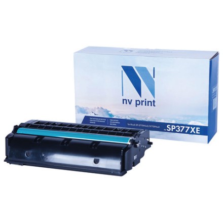 Картридж лазерный NV PRINT (NV-SP377XE) для RICOH SP-377DNwX/377SFNwX, ресурс 6400 страниц 