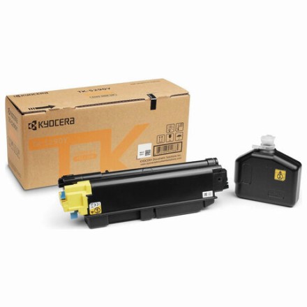 Тонер-картридж KYOCERA (TK-5290Y) P7240cdn, желтый, ресурс 13000 страниц, оригинальный, 1T02TXANL0 