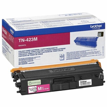 Картридж лазерный BROTHER (TN423M) HLL8260CDW/DCPL8410CDW/MFCL8690CDW, пурпурный, оригинальный, ресурс 4000 страниц 