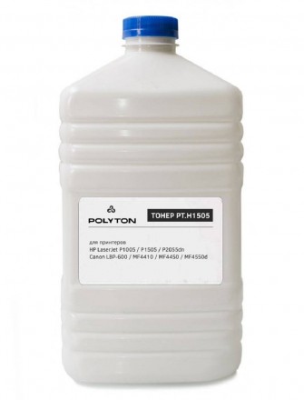 Тонер Polyton универсальный РТ.Н1505 для HP/CANON (фл. 1кг.)  