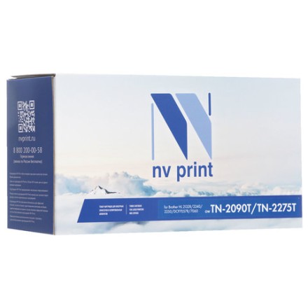 Картридж лазерный NV PRINT (NV-TN2090/TN2275) для BROTHER HL-2132R/2240/2250, ресурс 2500 страниц, NVTN2090/TN2275 