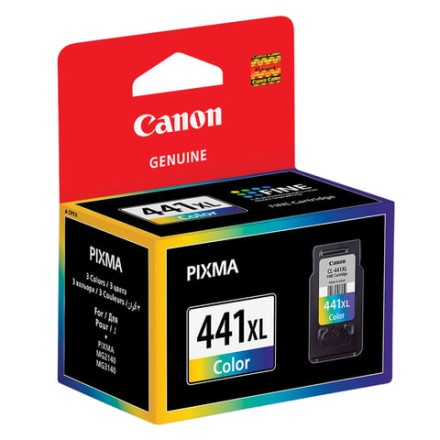 Картридж струйный CANON (CL-441XL) PIXMA MG2140/3140/3540/4240, цветной, оригинальный, ресурс 400 стр., увеличенная емкость, 5220B001 