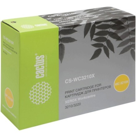 Картридж лазерный CACTUS (CS-WC3210X) для XEROX WC3210/3220, ресурс 4100 стр. 
