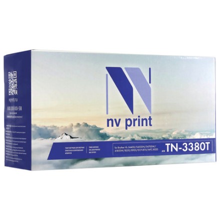 Картридж лазерный NV PRINT (NV-TN3380) для BROTHER HL-5440D/5450DN/5470DW, ресурс 8000 страниц 