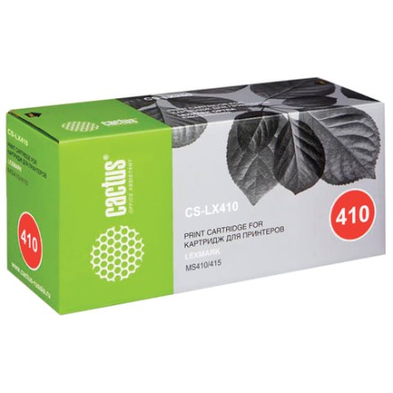 Тонер-картридж CACTUS (CS-LX410) для LEXMARK MS410/415, ресурс 10000 стр. 