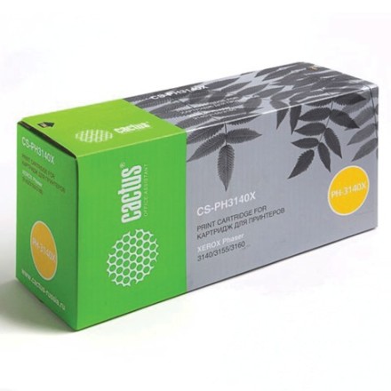 Картридж лазерный CACTUS (CS-PH3140X) для XEROX Phaser3140/3155/3160, ресурс 2500 стр. 