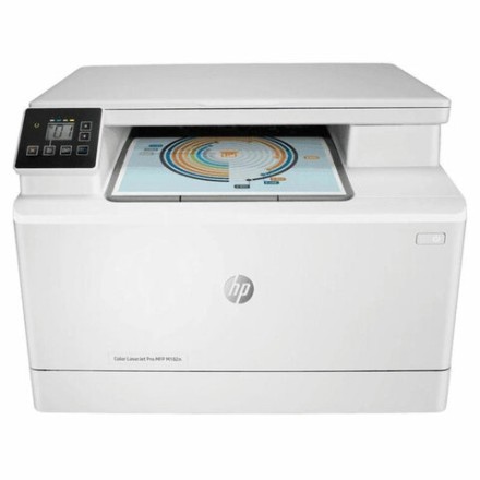 МФУ лазерное ЦВЕТНОЕ HP Color LaserJet Pro M182n "3 в 1" А4 16 стр./мин, 30000 стр./месяц, сетевая карта, 7KW54A 