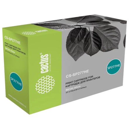 Картридж лазерный CACTUS (CS-SP277HE) для RICOH SP277NwX/SP277SNwX/SP277SFNwX, ресурс 2600 стр. 